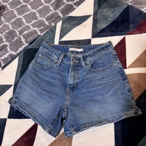 Levi's Classic Blue Denim Shorts